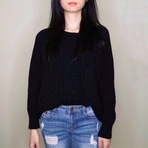 LOVERS + FRIENDS Cozy Black Sweater